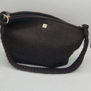 Vintage Lina black woven bag